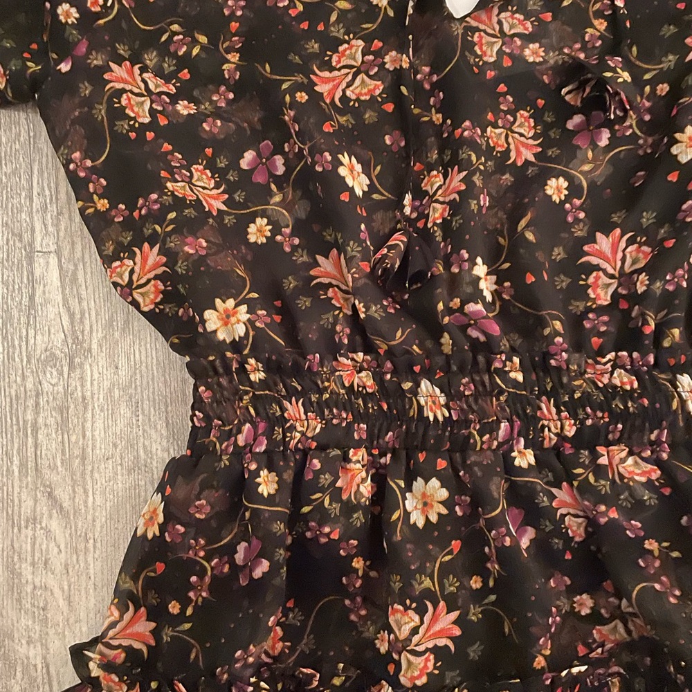 NWT Misa Los Angeles Becca floral print mini dress - Picture 9 of 10